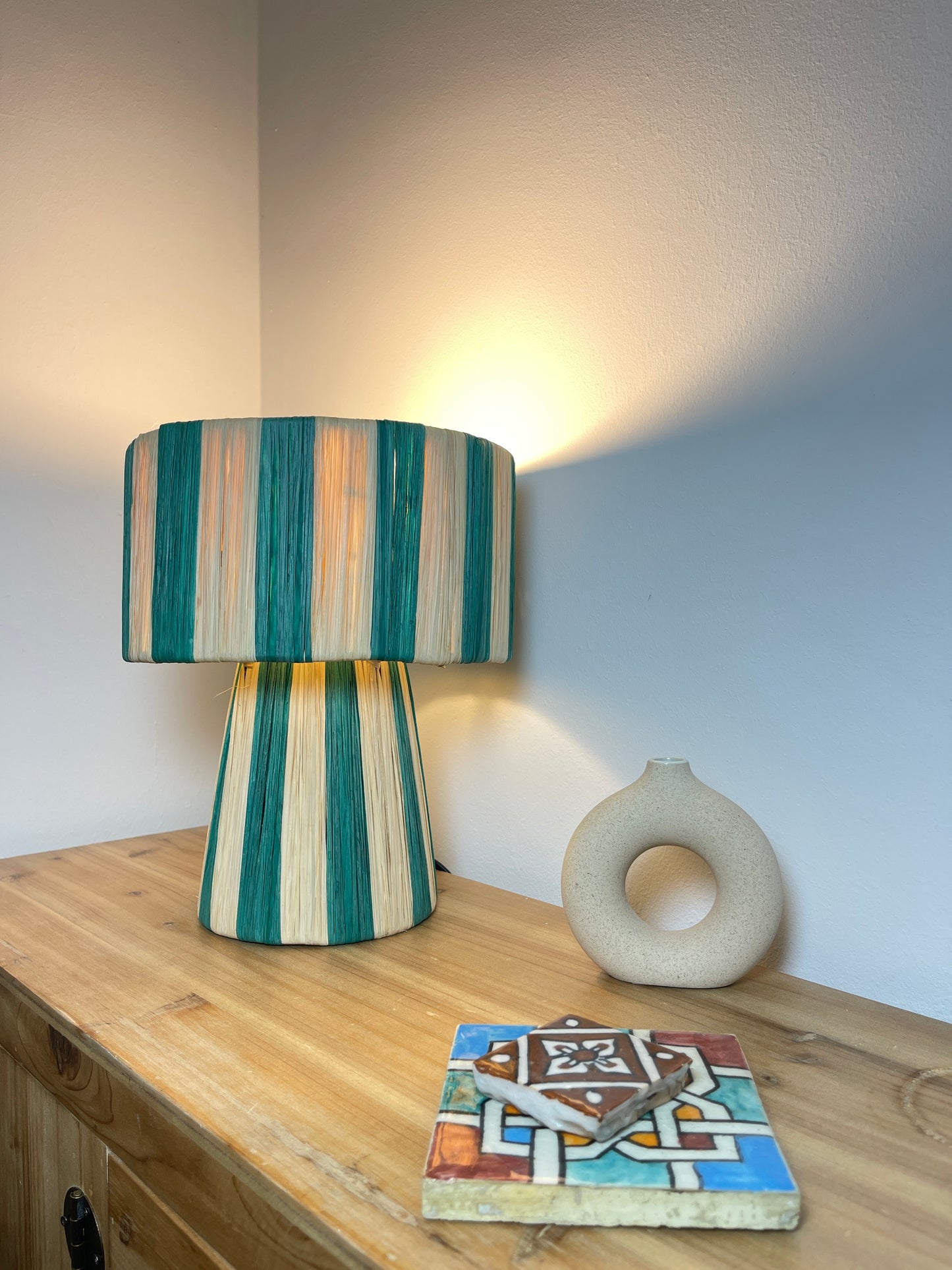 Lámpara mediana NOUR verde