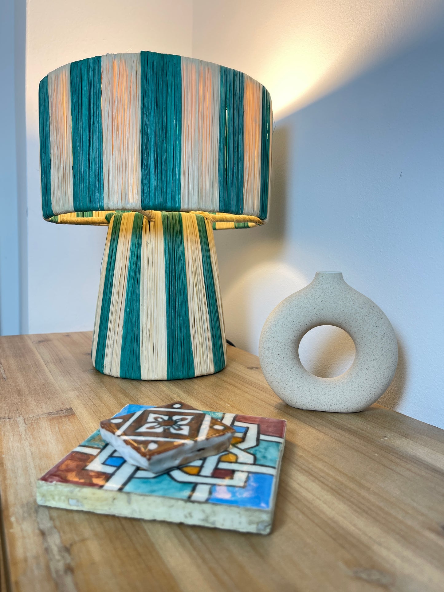 Lámpara mediana NOUR verde